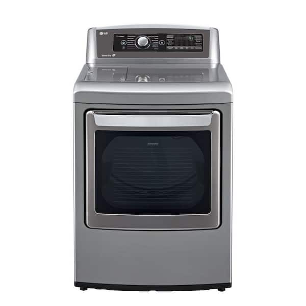 LG 7.3 cu. ft. Electric Dryer with Steam in Graphite Steel, Energy Star