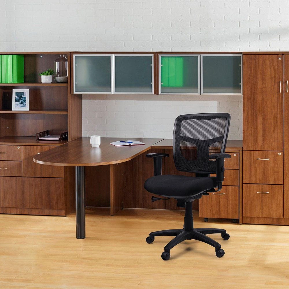 Mesh Mid-Back Executive Chair in Black