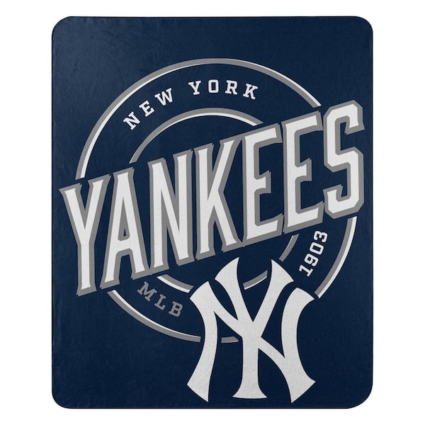 THE NORTHWEST GROUP MLB Yankees Campaign Fleece Multi-Colored Throw Blanket