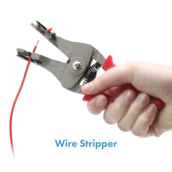 BIKE Wiring Tools Terminal Cable Stripper Crimp Kit Crimping Dies Ratchet w/ Bag 