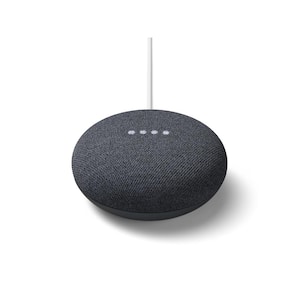 Nest Mini (2nd Gen) - Smart Home Speaker with Google Assistant - Charcoal