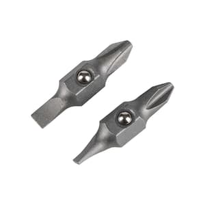 #2 Phillips and 3/16 in. Slotted Replacement Bits (2-Piece)