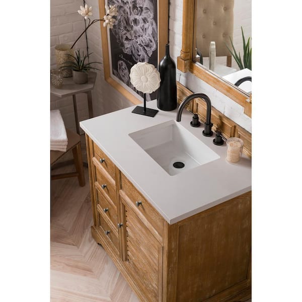 Providence 36 Single Bathroom Vanity in Driftwood
