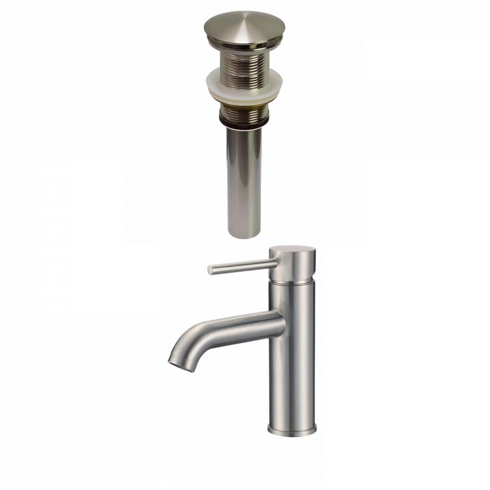 Roxy Single Handle High Arc Deck Mount Bathroom Faucet with Deckplate inclu