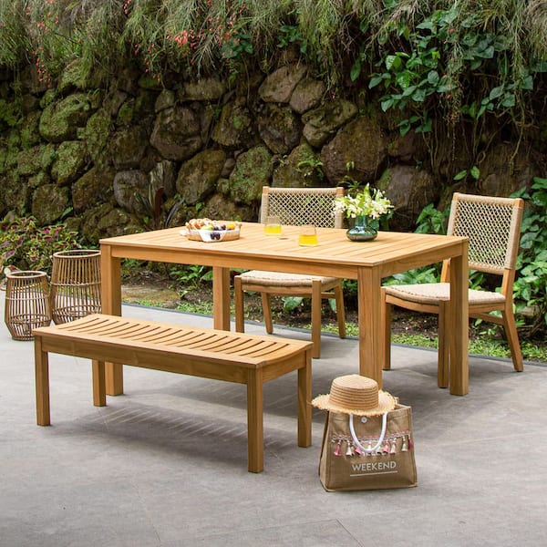 Cambridge Casual Cambridge Casual Paxton 4-Piece Teak Wood Outdoor Dining Set