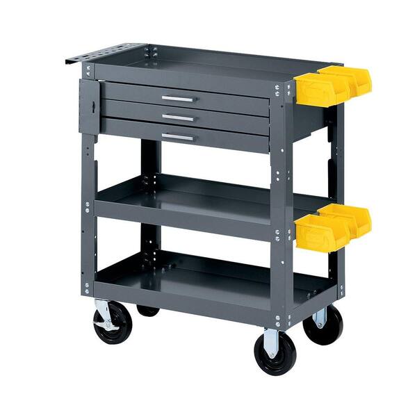 Edsal 28 in. W x 16 in. D Mobile Workbench with Storage