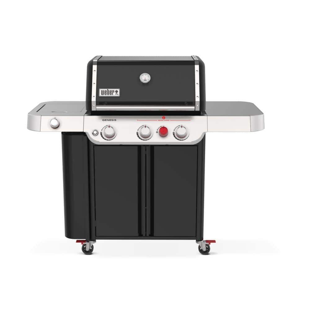 Weber Genesis E-335 3-Burner Liquid Propane Gas Grill in Black 1500535 - The Home Depot