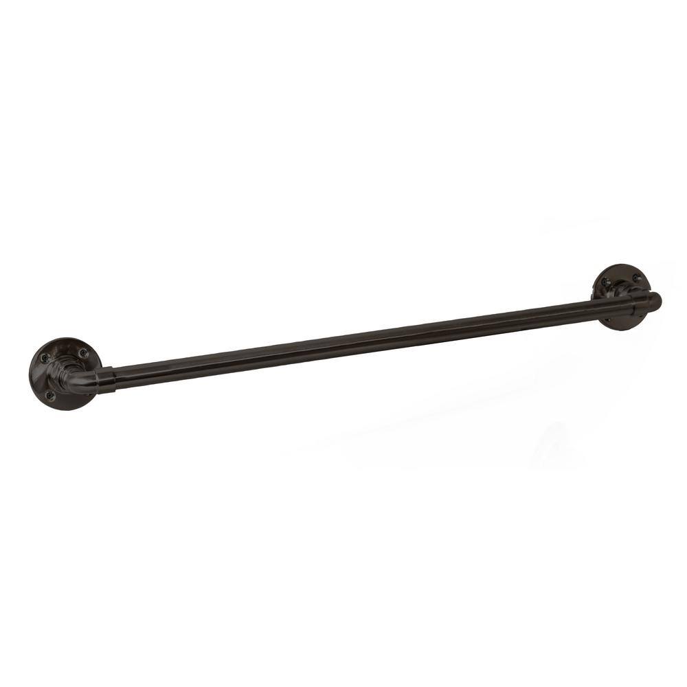 Satin Black Metal 4-Piece Bathroom Accessory Kit