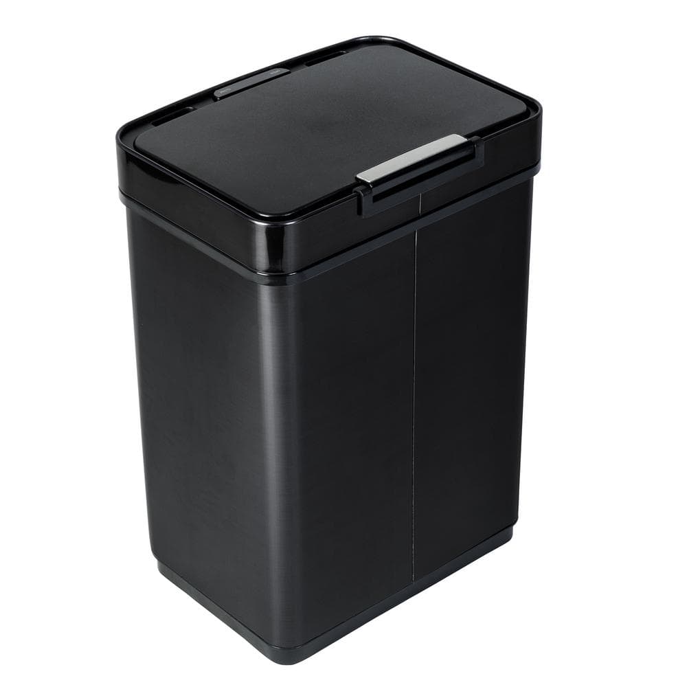 Honey-Can-Do 13 Gal. Stainless Steel Touchless Sensor Trash Can TRS-08415