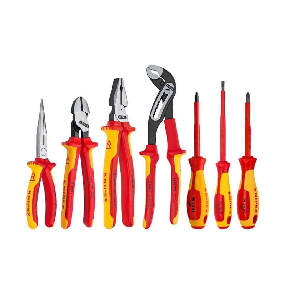 KNIPEX 1000-Volt Insulatted Tool Set (7-Piece) 9K 98 98 25 US