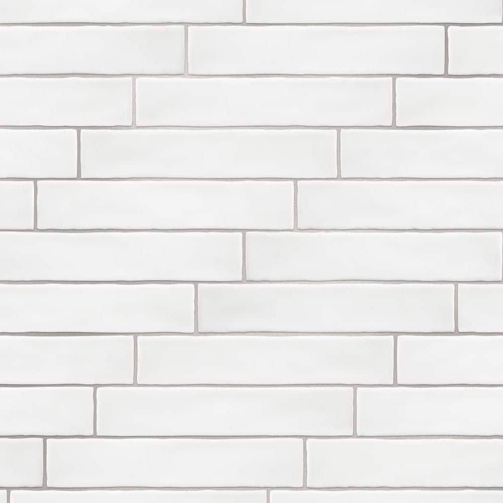 Castillo Matte White 2 in. x 10 in. Ceramic Wall Tile (6.46 sq. ft./Case) price history on PriceWatchPro