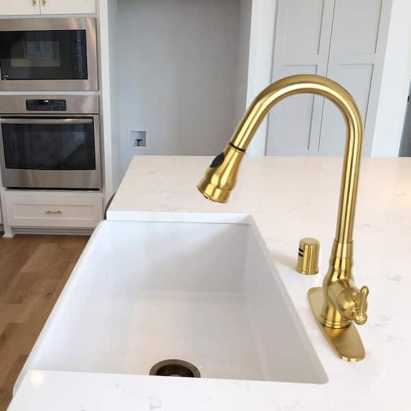 Akicon Kitchen Dishwasher Air Gap Cap, Brushed Gold - 3-Years