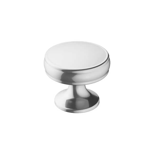 Amerock Renown 1-1/4 in. (32mm) Traditional Polished Chrome Round Cabinet Knob