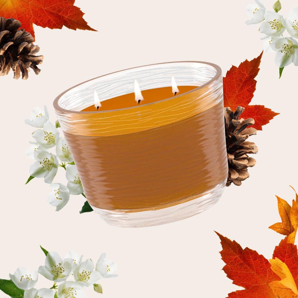 Comforting Cashmere Woods Brown Scented Jar Candle 6.8 oz