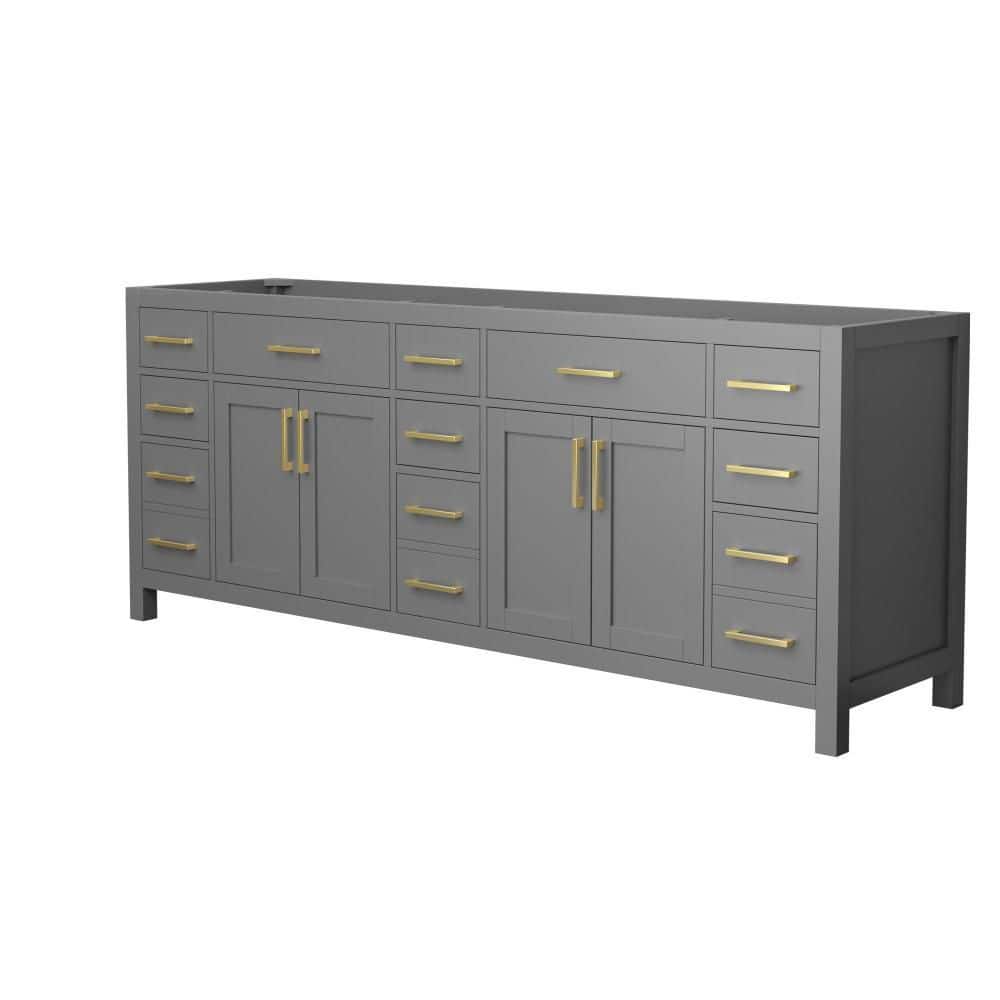 Beckett 83 in. Bath Vanity Cabinet without Top in Dark Gray price history on PriceWatchPro