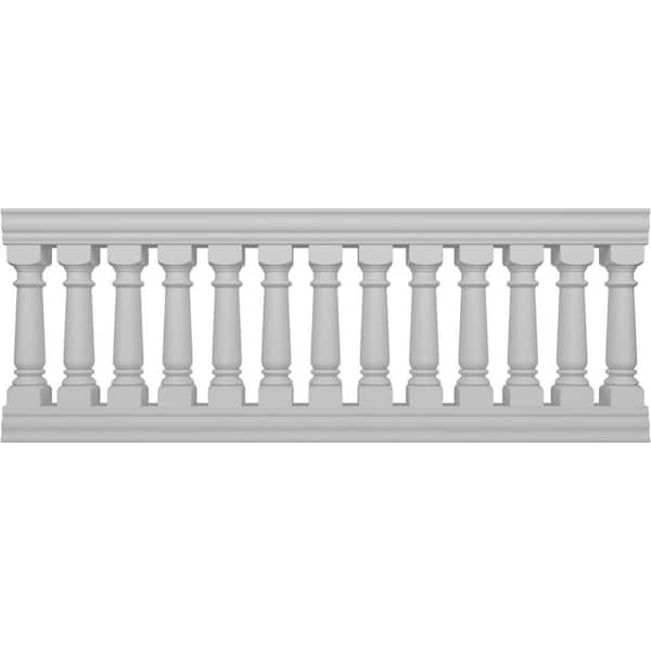 Fiberthane Wellington Balustrade 96 in. L x 38 in. H Fiberglass Railing Kit