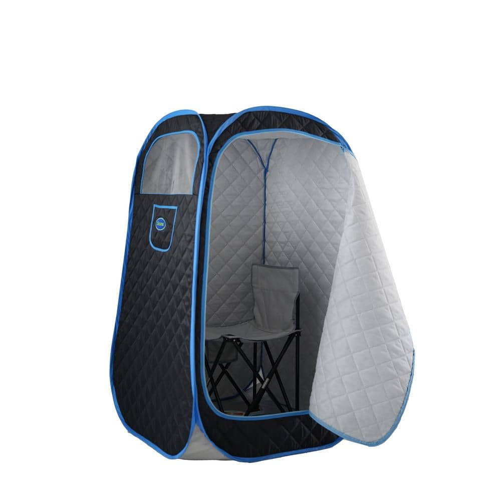 1-Person Steam Generator Corner Sauna with Remote