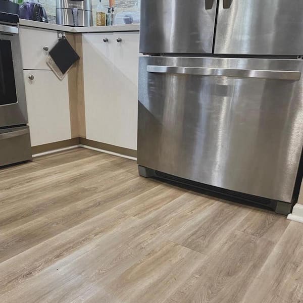 Deco Products (Sample) Hydrostop Sardinia Islands Luxury Vinyl Plank in Brown | SRCV8