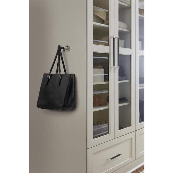 Esquire 8 in. (203mm) Modern Polished Nickel/Black Bronze Bar Cabinet Pull
