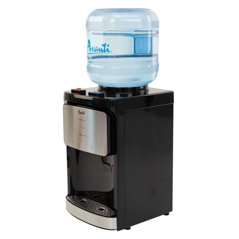 Compact Stainless Steel Dual Tap Countertop Water Dispenser