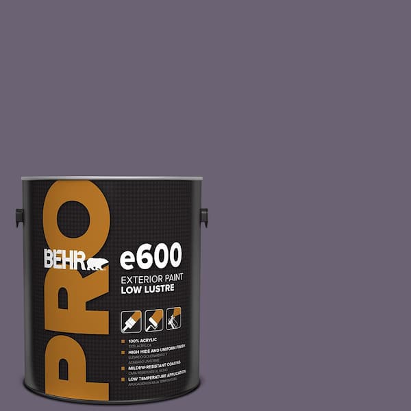 BEHR PRO 1 gal. #ICC-109 Iris Petal Low Luster Exterior Paint