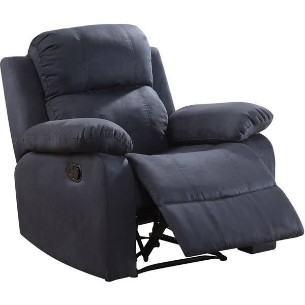 Venetian Worldwide Parklon Blue Microfiber Recliner