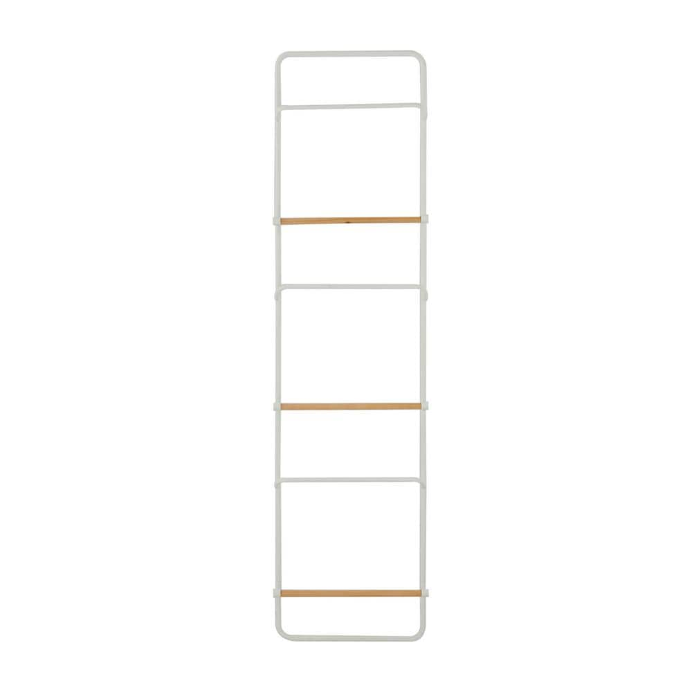 70 in. x 18 in. White Metal Modern Ladder -  Litton Lane, 041481