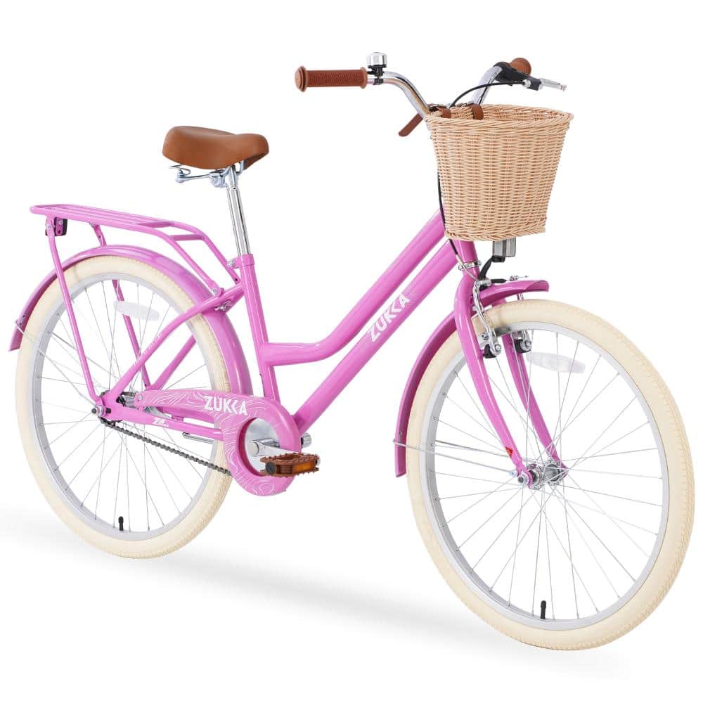24 Inch Multi-Color Girls Bike, Heavy-Duty Steel Frame for Children Over 10 Years Old price history on PriceWatchPro
