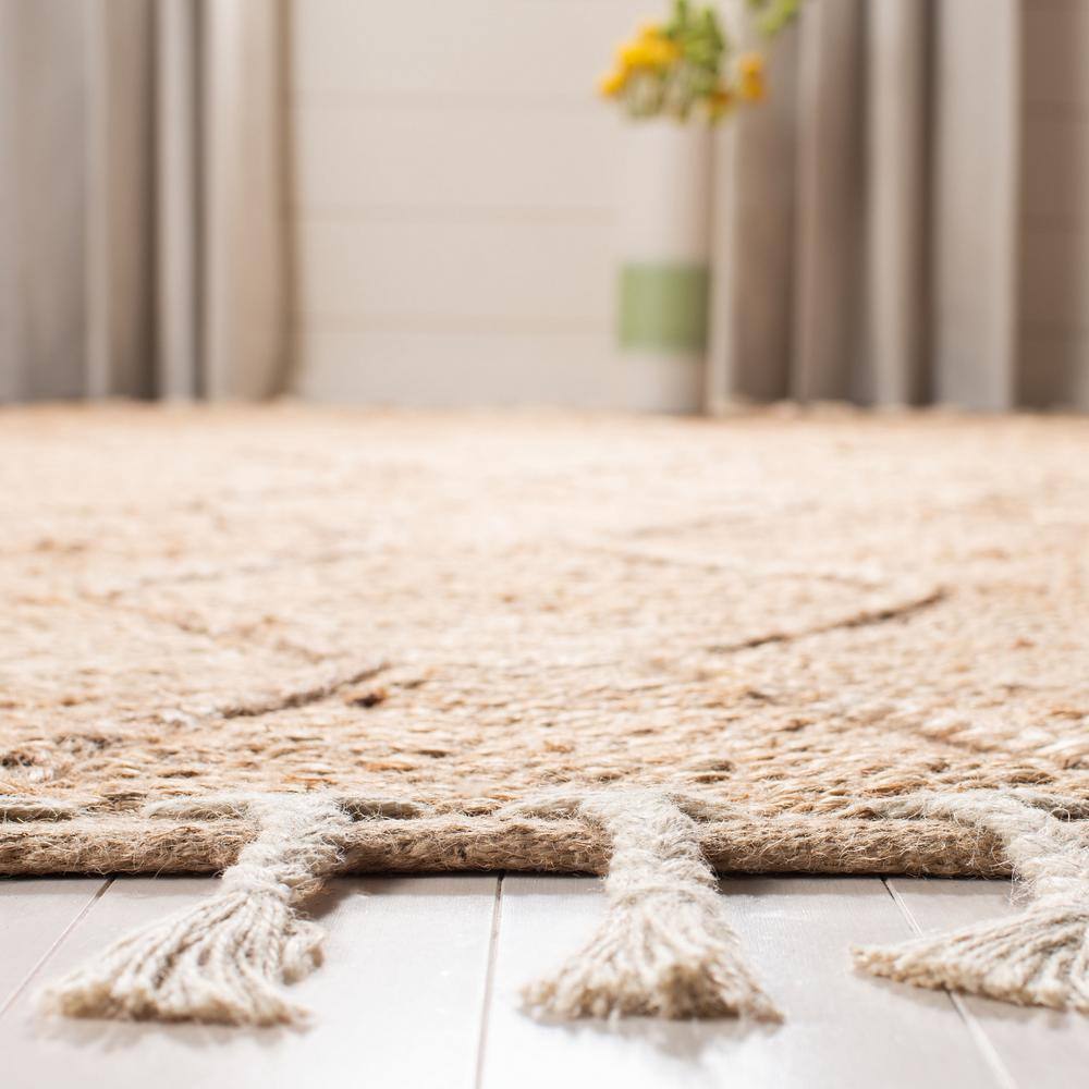 Handwoven Natural Fiber Rectangular Rug - 9' x 12'