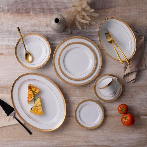 Noritake Crestwood Gold 9.75 in., 32 fl. oz. (Gold) Porcelain