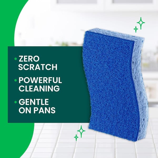 Scotch-Brite Zero Scratch Scrub Sponge (3-Pack) MP-3-8-D - The
