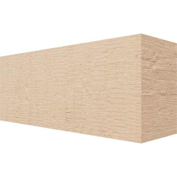 Ekena Millwork 6-in. x 8-in. x 20-in. Block Woodgrain, Primed Tan Timberthane Polyurethane Rafter Tail Brace