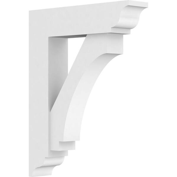 Standard Imperial 3 in. W x 18 in. H x 14 in. D Signature Urethane Polyurethane Bracket With Traditional Ends
