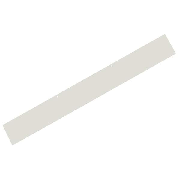 Classic Series BR-2 47.1875 in. x 6 in. x .1046 in. White Powder Coated Steel Extension for Cellar Door