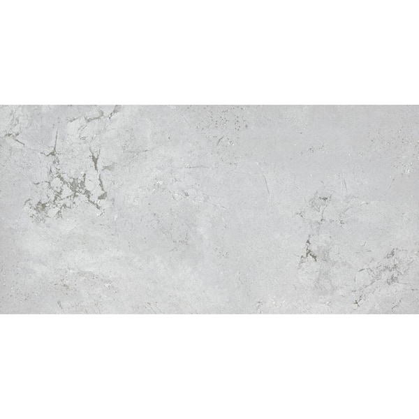 EMSER TILE Newport Harbor 12.2 in. x 24.02 in. Lappato Porcelain Concrete Look Floor and Wall Tile (11.628 sq. ft./Case)