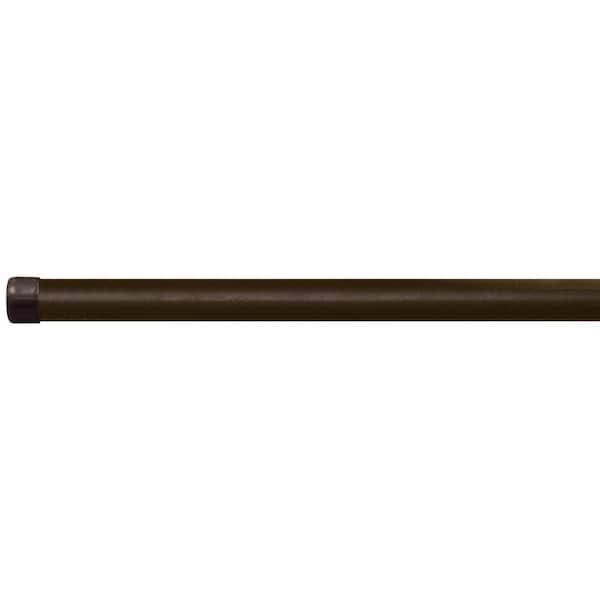 The Artifactory 43 in. x 1 in. Dia Telescoping Extension Single Rod in Black