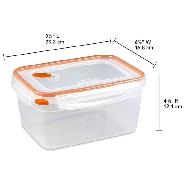 Stainless Steel Airtight Watertight Food Storage Container - 12 cm / 4.75  in.