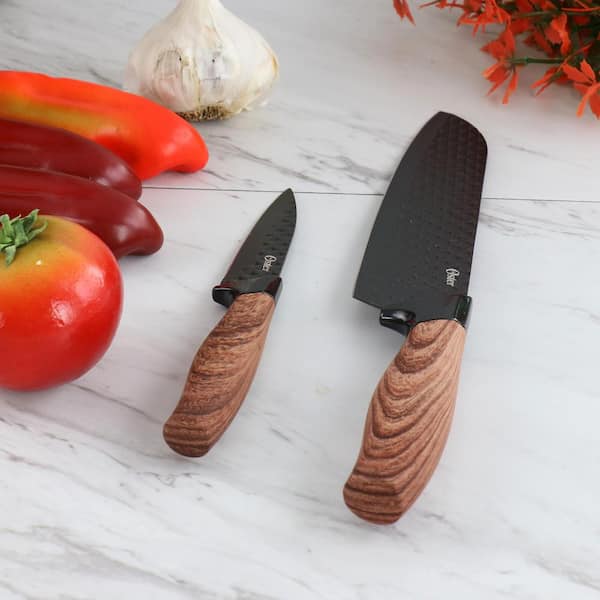 Triple Riveted Slim Knife Block Set With Built in Sharpener 14-piece in  White Tools Free Shipping Set of Kitchen Knives Cleaver - AliExpress