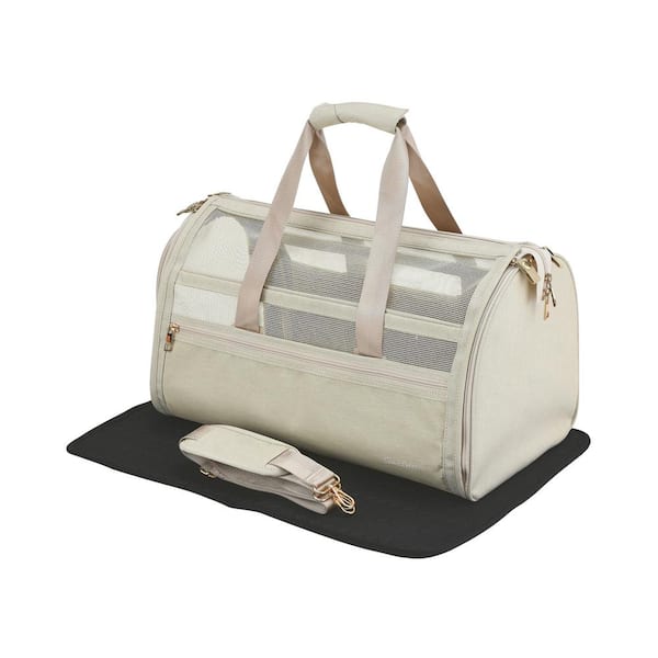 Sam's Pets Scout 19 in. Dog and Cat Carrier Bag Beige SP-DCB100BE