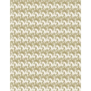 Trixie Beige Horsemen Paper Strippable Roll (Covers 74.3 sq. ft.)