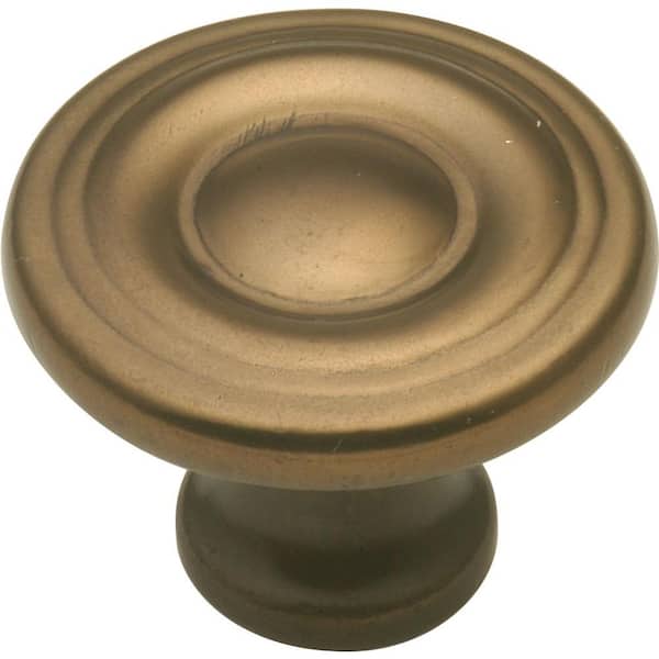 HICKORY HARDWARE Conquest 1-1/8 in. Veneti Bronze Cabinet Knob