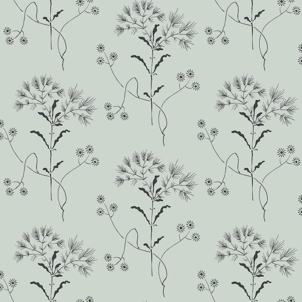 Magnolia Home by Joanna Gaines Wildflower Paper Strippable Wallpaper (Covers 56 sq. ft.)