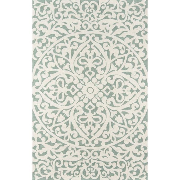 Momeni Veranda Blue 2 ft. x 3 ft. Indoor/Outdoor Area Rug