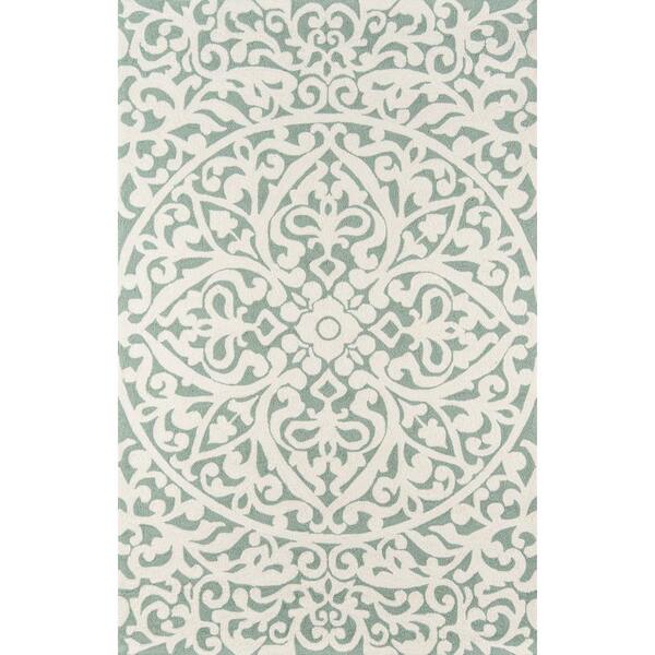 Momeni Veranda Blue 5 ft. x 8 ft. Indoor/Outdoor Area Rug
