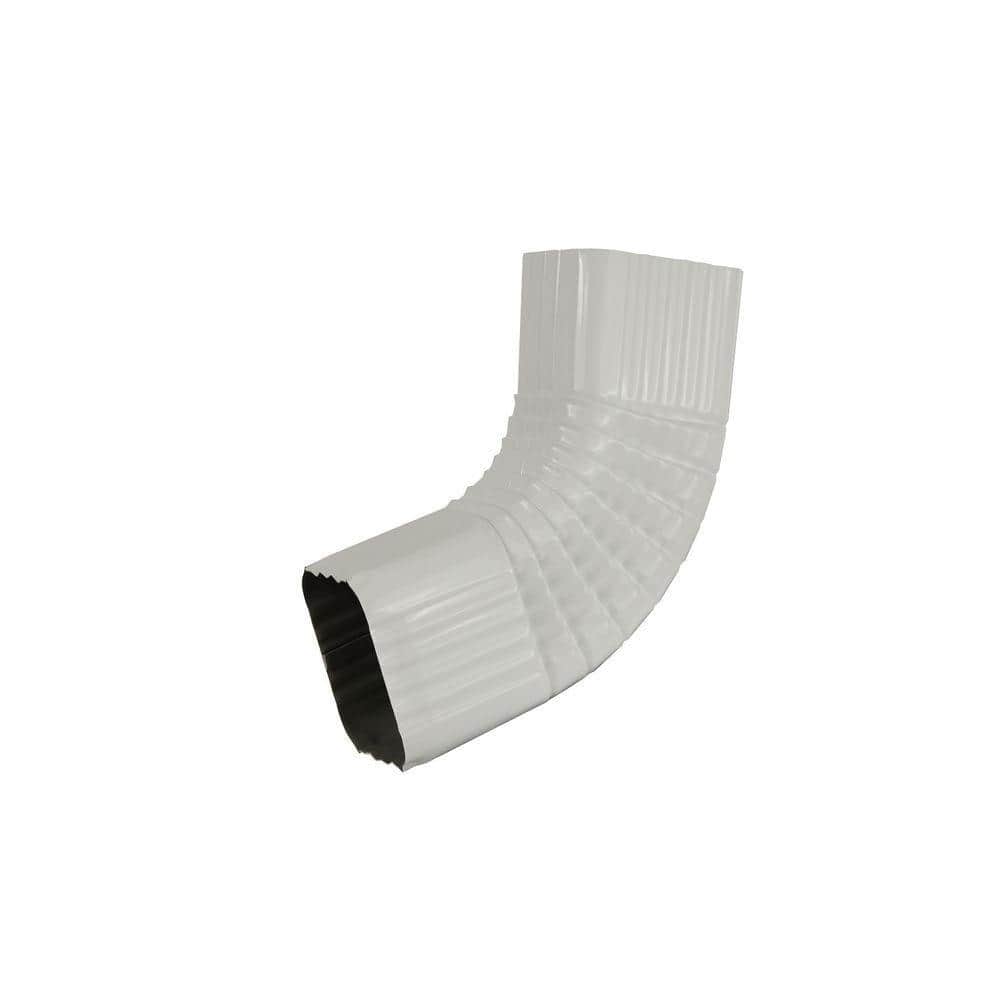 Amerimax Home Products 2 in. x 3 in. White Aluminum
