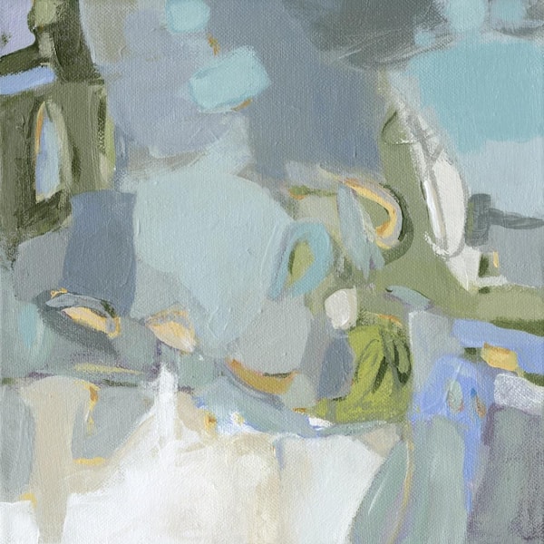GIANT ART 72 in. x 72 in. "Moonlight" by Christina Long Wall Art