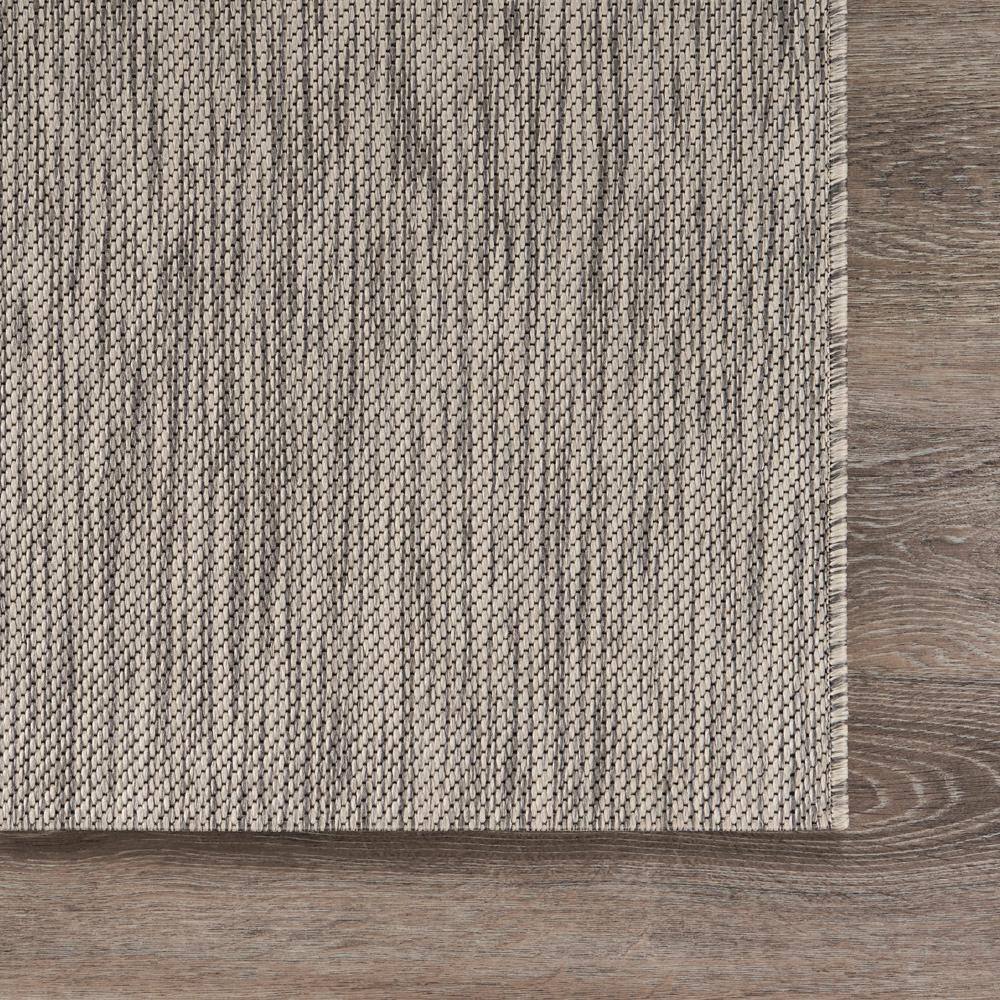 Gray and Blue Synthetic Fish Pattern Indoor/Outdoor Rug
