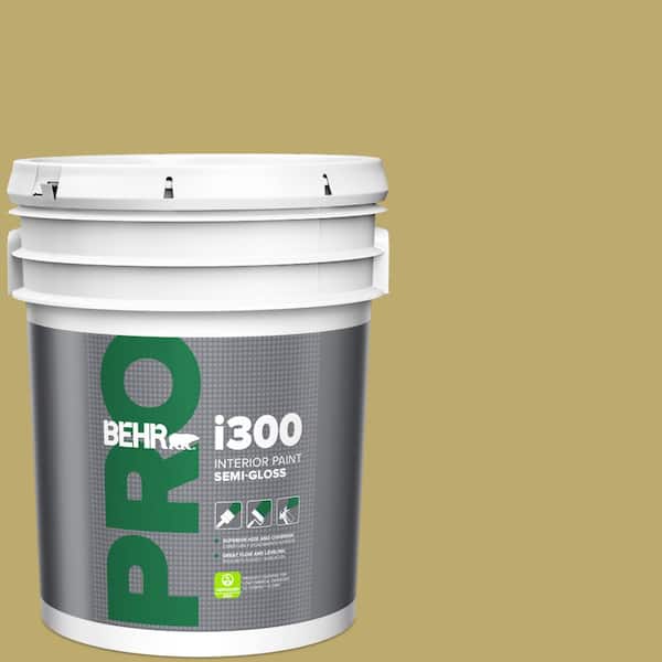 BEHR PRO 5 gal. #370F-5 Coriander Seed Semi-Gloss Interior Paint