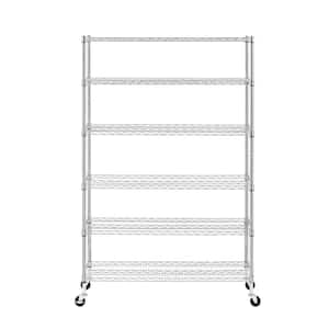 Dextrus Stainless Steel Shelves, 60*18*72 5 Tier Storage Shelf, Heavy  Duty Shelving for Kitchen Garage Office Restaurant Warehouse 