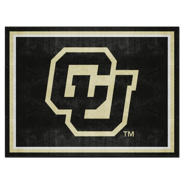 FANMATS Colorado Buffaloes Black 3 ft. x 4 ft. All-Star Area Rug
